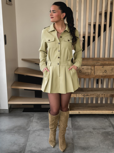 Combinaison short Malika - Kaki