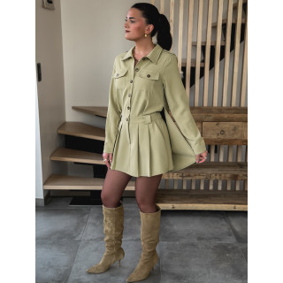 Combinaison short Malika - Kaki