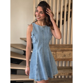 Robe en jeans Elianore - Bleu