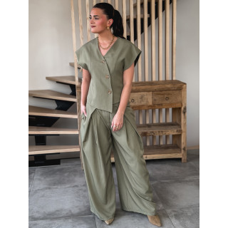 Pantalon Evelyne - Kaki