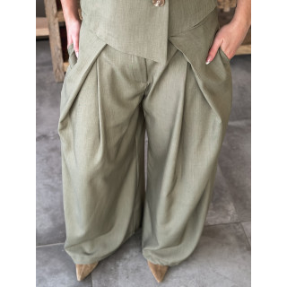 Pantalon Evelyne - Kaki