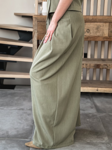 Pantalon Evelyne - Kaki