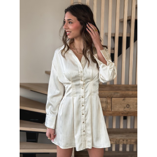 Robe courte Dorothéa - Beige