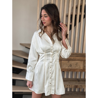 Robe courte Dorothéa - Beige