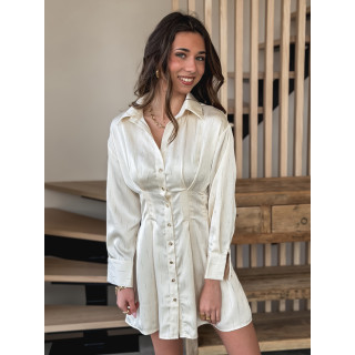 Robe courte Dorothéa - Beige