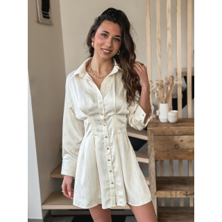 Robe courte Dorothéa - Beige