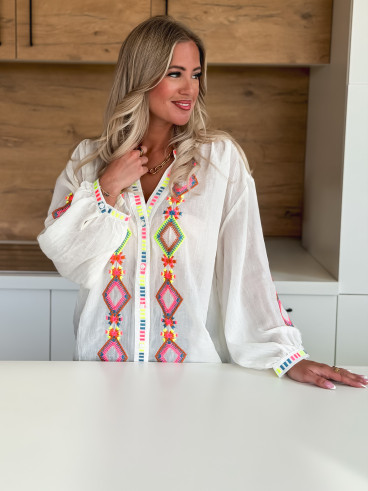 Chemisier Bassora - Blanc Chemisier Bassora - Blanc