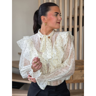 Chemisier à Coeurs Meriem - Beige