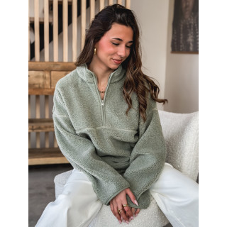 Pull teddy Nallia - Kaki