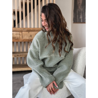 Pull teddy Nallia - Kaki