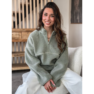 Pull teddy Nallia - Kaki