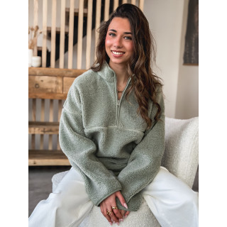 Pull teddy Nallia - Kaki