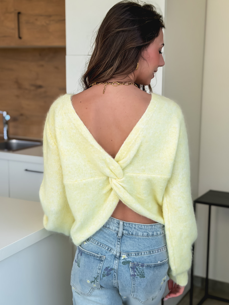 Pull Lumina - Jaune