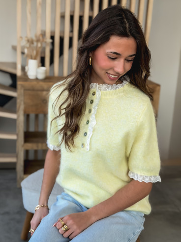Pull Lanoa - Jaune Pull Lanoa - Jaune