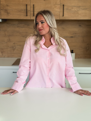 Chemise lignée Pasadena - Rose/Blanc Chemise lignée Pasadena - Rose/Blanc