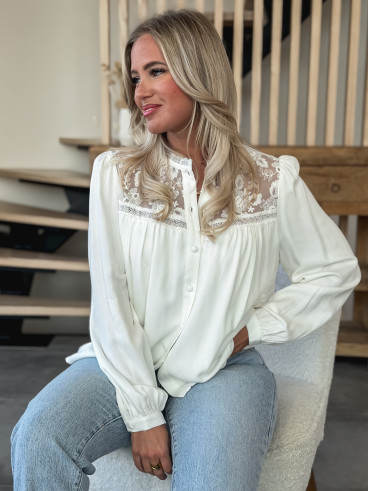 Blouse Keira - Blanc