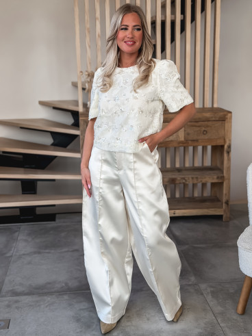 Pantalon Auria - crème Pantalon Auria - crème