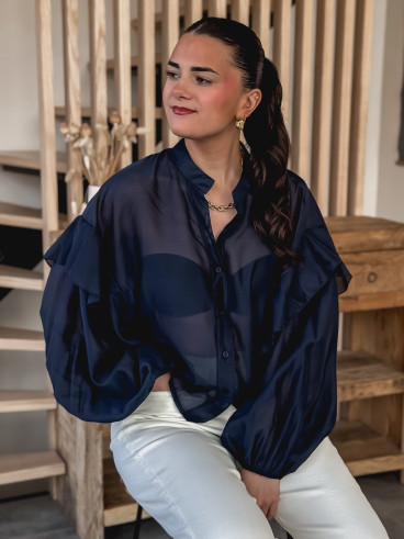 Chemise Soanna - Bleu marine Chemise Soanna - Bleu marine