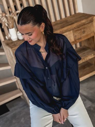 Chemise Soanna - Bleu marine Chemise Soanna - Bleu marine