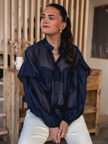 Chemise Soanna - Bleu marine Chemise Soanna - Bleu marine