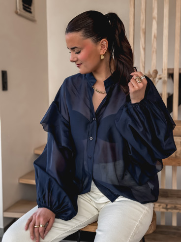 Chemise Soanna - Bleu marine Chemise Soanna - Bleu marine