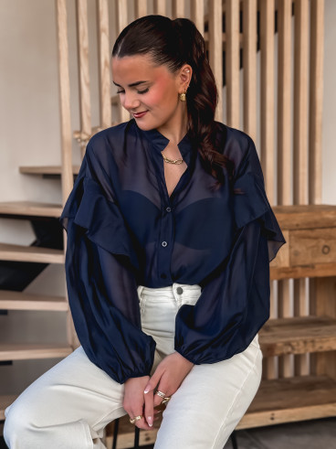 Chemise Soanna - Bleu marine