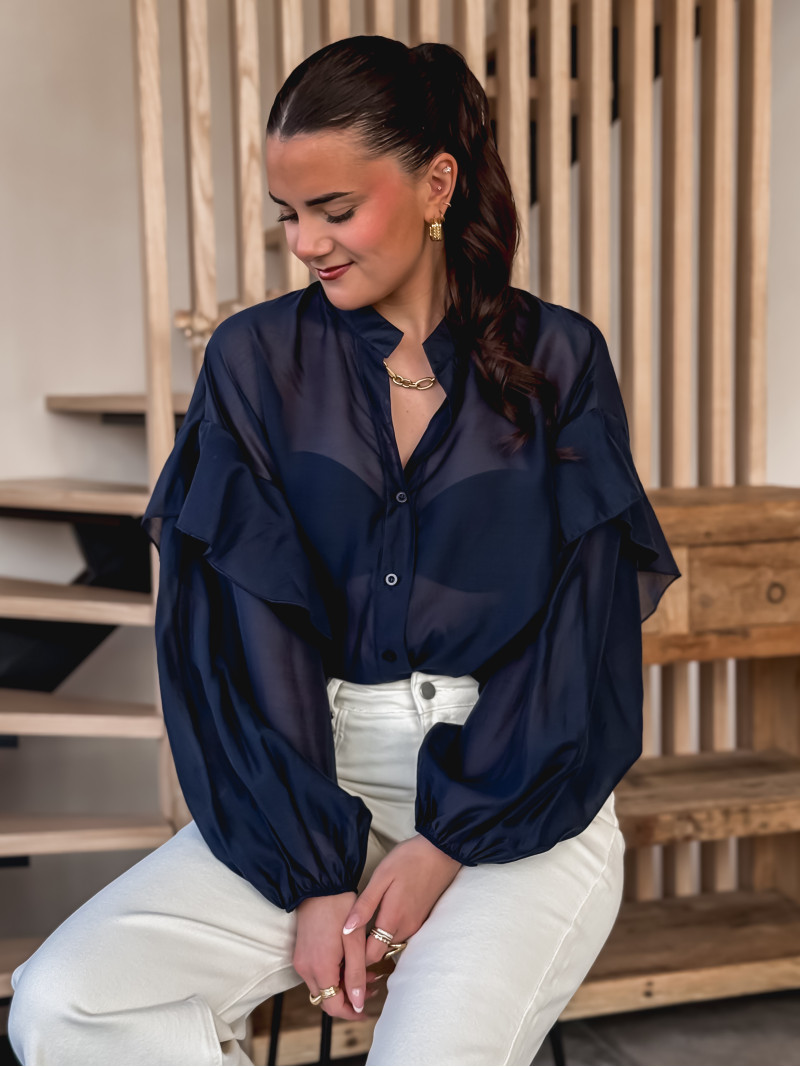 Chemise Soanna - Bleu marine Chemise Soanna - Bleu marine