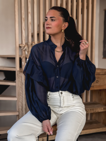 Chemise Soanna - Bleu marine Chemise Soanna - Bleu marine