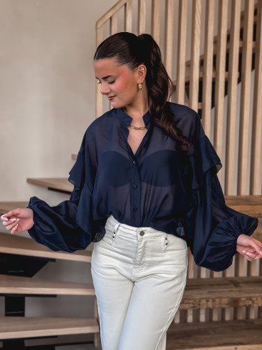 Chemise Soanna - Bleu marine Chemise Soanna - Bleu marine