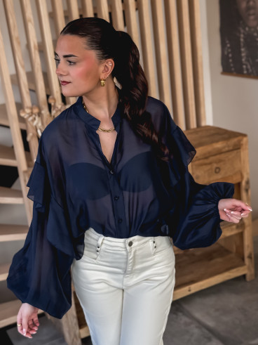 Chemise Soanna - Bleu marine Chemise Soanna - Bleu marine
