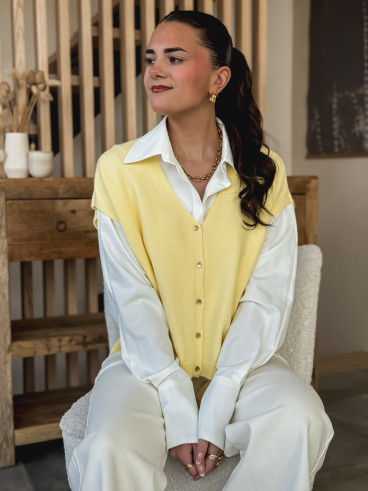 Gilet Gabbie - Jaune