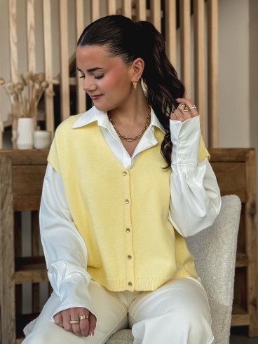 Gilet Gabbie - Jaune Gilet Gabbie - Jaune