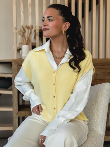 Gilet Gabbie - Jaune Gilet Gabbie - Jaune