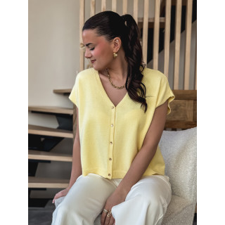 Gilet Gabbie - Jaune