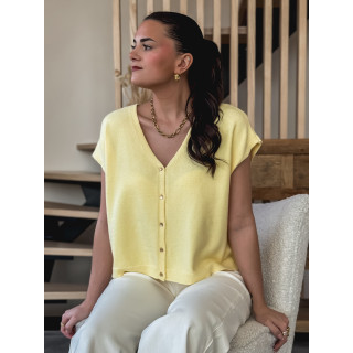 Gilet Gabbie - Jaune