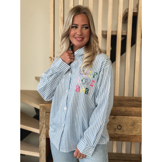 Chemise "Self love baby" - Bleu