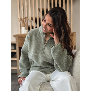 Pull teddy Nallia - Kaki