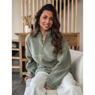 Pull teddy Nallia - Kaki