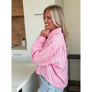 Chemise Siena - Rose/Blanc