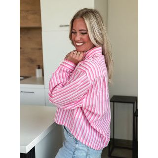 Chemise Siena - Rose/Blanc