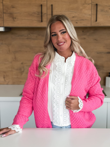 Gilet Amorine - Rose Gilet Amorine - Rose