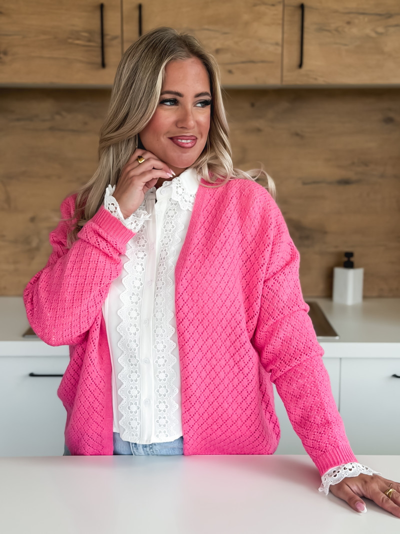 Gilet Amorine - Rose Gilet Amorine - Rose