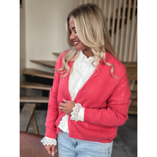 Gilet Amorine - Corail