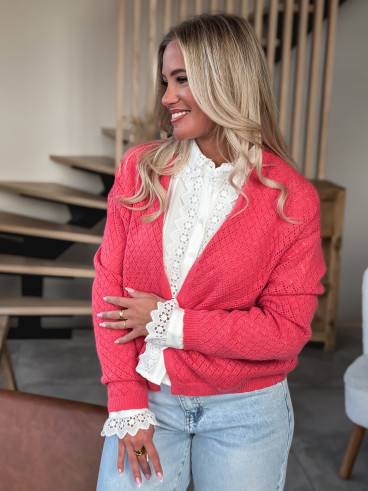 Gilet Amorine - Corail Gilet Amorine - Corail