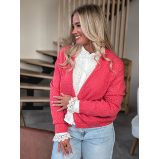 Gilet Amorine - Corail