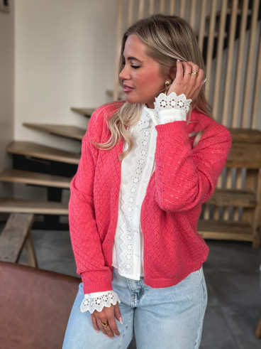 Gilet Amorine - Corail Gilet Amorine - Corail