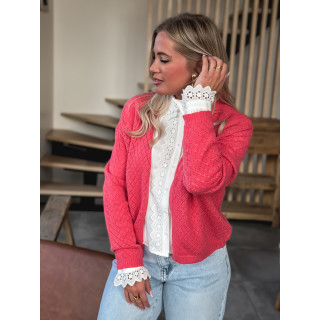 Gilet Amorine - Corail