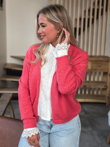 Gilet Amorine - Corail Gilet Amorine - Corail