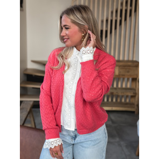 Gilet Amorine - Corail