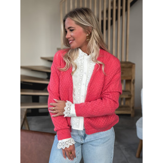 Gilet Amorine - Corail